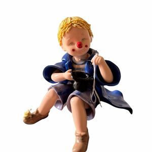 Cosmos Clown Porcelain Figurine Home Decor Collectible